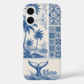 Persoonlijke Walvisstaart Tropisch Case-Mate iPhone Case (Achterkant)