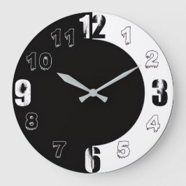 Persoonlijke wandklok | Moderne woondecoratieklok