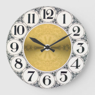 Persoonlijke wandklok Moderne woondecoratieklok