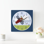 Persoonlijke wandklok voor het vliegtuig (Huis)