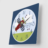 Persoonlijke wandklok voor het vliegtuig (Hoek)