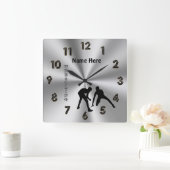 Persoonlijke wandklokken met zijn naam (Huis)