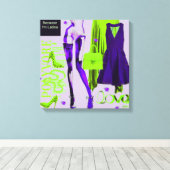 Persoonlijke wandkunst: liefdesgeschenk canvas afdruk (Insitu (Houten vloer))