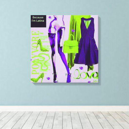 Persoonlijke wandkunst: liefdesgeschenk canvas afdruk (Insitu (Houten vloer))