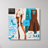 Persoonlijke wandkunst: liefdesgeschenk canvas afdruk (Voorkant)