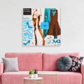 Persoonlijke wandkunst: liefdesgeschenk canvas afdruk (Insitu (Woonkamer))