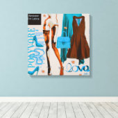 Persoonlijke wandkunst: liefdesgeschenk canvas afdruk (Insitu (Houten vloer))