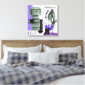 Persoonlijke wandkunst: liefdesgeschenk canvas afdruk (Insitu (Slaapkamer))