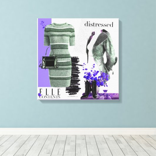 Persoonlijke wandkunst: liefdesgeschenk canvas afdruk (Insitu (Houten vloer))