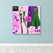 Persoonlijke wandkunst: liefdesgeschenk canvas afdruk (Insitu (Houten vloer))