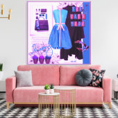 Persoonlijke wandkunst: liefdesgeschenk canvas afdruk (Insitu (Woonkamer))