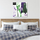 Persoonlijke wandkunst: liefdesgeschenk canvas afdruk (Insitu (Slaapkamer))