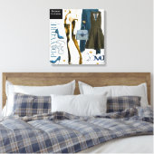 Persoonlijke wandkunst: liefdesgeschenk canvas afdruk (Insitu (Slaapkamer))