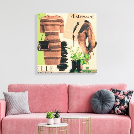 Persoonlijke wandkunst: liefdesgeschenk canvas afdruk (Insitu (Woonkamer))