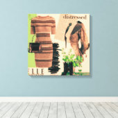 Persoonlijke wandkunst: liefdesgeschenk canvas afdruk (Insitu (Houten vloer))