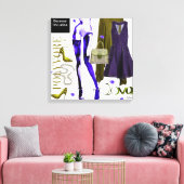 Persoonlijke wandkunst: liefdesgeschenk canvas afdruk (Insitu (Woonkamer))