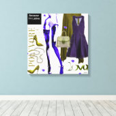 Persoonlijke wandkunst: liefdesgeschenk canvas afdruk (Insitu (Houten vloer))