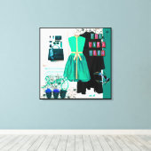 Persoonlijke wandkunst: liefdesgeschenk canvas afdruk (Insitu (Houten vloer))