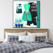 Persoonlijke wandkunst: liefdesgeschenk canvas afdruk (Insitu (Slaapkamer))