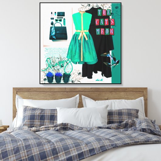 Persoonlijke wandkunst: liefdesgeschenk canvas afdruk (Insitu (Slaapkamer))