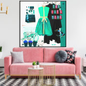 Persoonlijke wandkunst: liefdesgeschenk canvas afdruk (Insitu (Woonkamer))