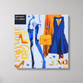 Persoonlijke wandkunst: liefdesgeschenk canvas afdruk (Voorkant)