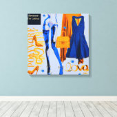 Persoonlijke wandkunst: liefdesgeschenk canvas afdruk (Insitu (Houten vloer))