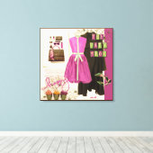 Persoonlijke wandkunst: liefdesgeschenk canvas afdruk (Insitu (Houten vloer))