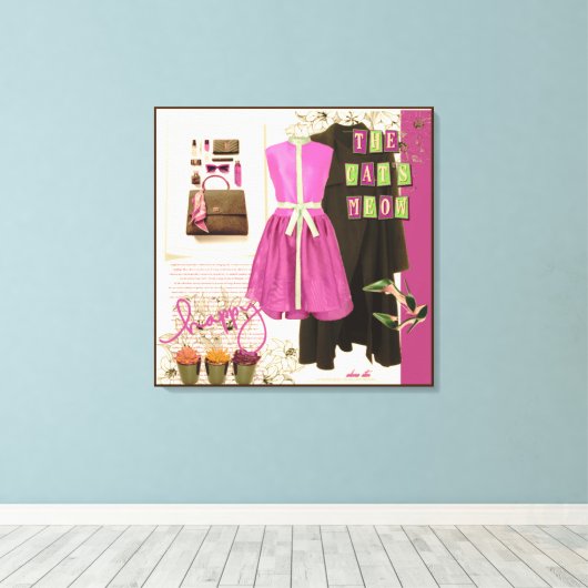 Persoonlijke wandkunst: liefdesgeschenk canvas afdruk (Insitu (Houten vloer))