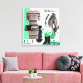 Persoonlijke wandkunst: liefdesgeschenk canvas afdruk (Insitu (Woonkamer))