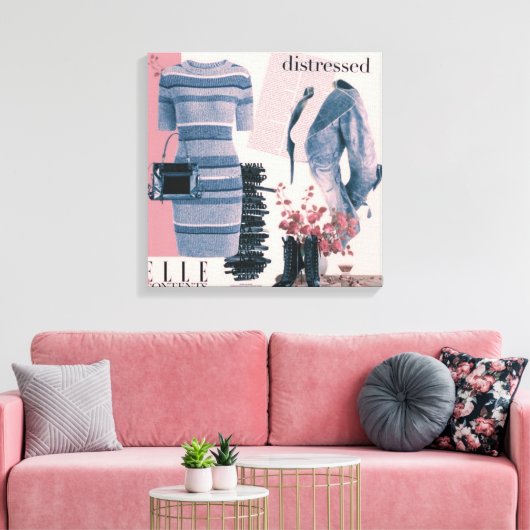 Persoonlijke wandkunst: liefdesgeschenk canvas afdruk (Insitu (Woonkamer))