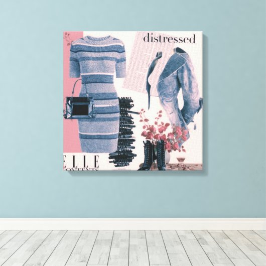 Persoonlijke wandkunst: liefdesgeschenk canvas afdruk (Insitu (Houten vloer))