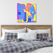 Persoonlijke wandkunst: liefdesgeschenk canvas afdruk (Insitu (Slaapkamer))