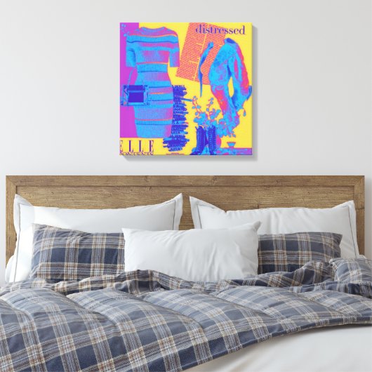 Persoonlijke wandkunst: liefdesgeschenk canvas afdruk (Insitu (Slaapkamer))