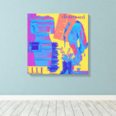 Persoonlijke wandkunst: liefdesgeschenk canvas afdruk (Insitu (Houten vloer))