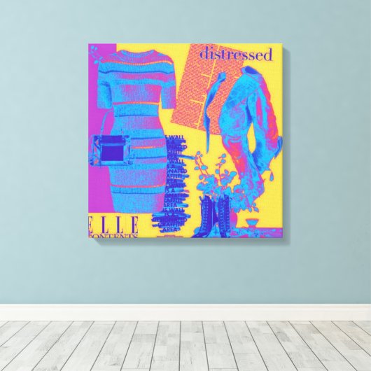 Persoonlijke wandkunst: liefdesgeschenk canvas afdruk (Insitu (Houten vloer))