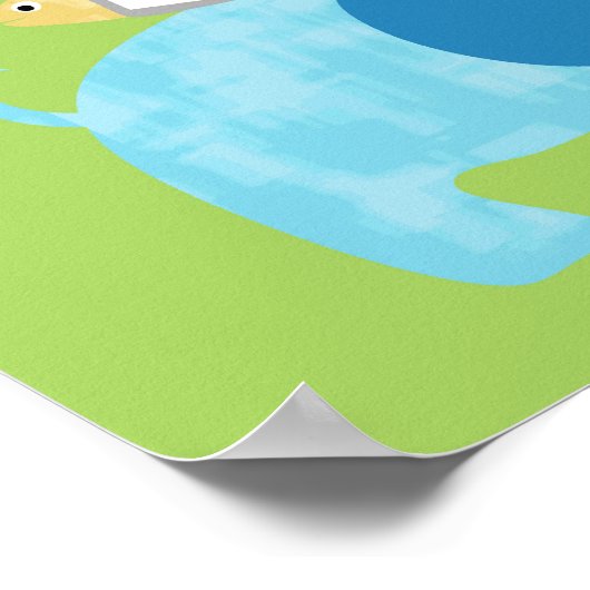 Persoonlijke wandkunst poster (Hoek)