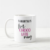 Persoonlijke warme chocolademelk mok (Links)