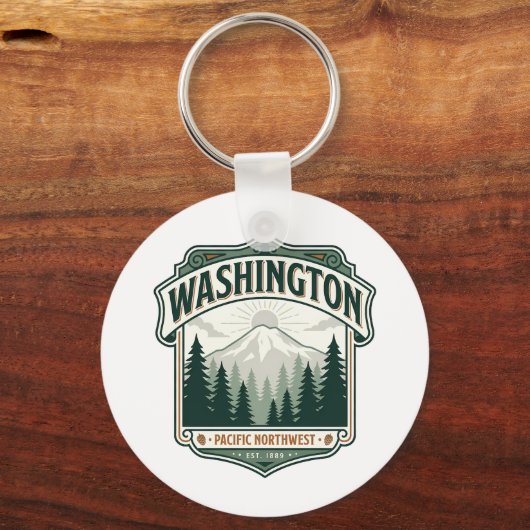 Persoonlijke Washington-sleutelhanger Sleutelhanger (Voorkant)