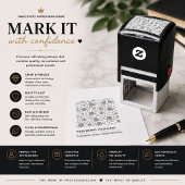 Persoonlijke waszegel zelfinkende stempel