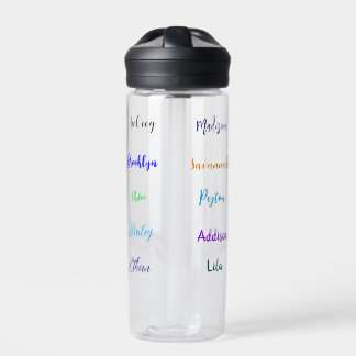 Persoonlijke Waterdichte Handgeschreven Namen 1 Waterfles