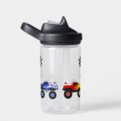 Persoonlijke waterfles met monstertrucks (Rechts)