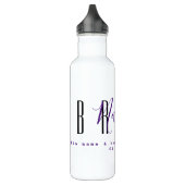 Persoonlijke waterfles voor bruid HAMbyWG Waterfles (Links)
