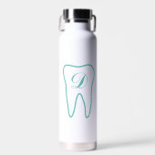 Persoonlijke waterfles voor tandarts (Voorkant)