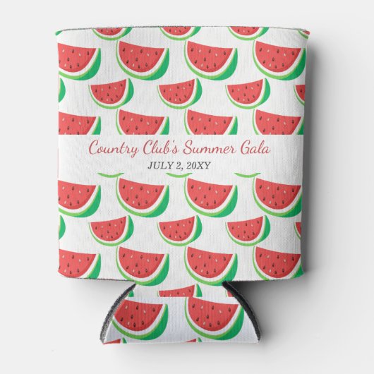 Persoonlijke Watermelonpatroonpartij Blikjeskoeler (Voorkant)