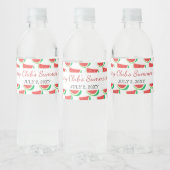 Persoonlijke Watermelonpatroonpartij Waterfles Etiket (Flessen)