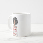 Persoonlijke Waterverf Afbeelding Kerstmis Mok (Voorkant links)