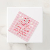 Persoonlijke Waterverf Bes Babyshower Bedankjes Labels (In situ)