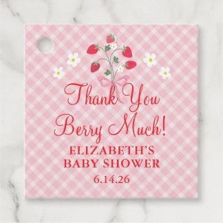 Persoonlijke Waterverf Bes Babyshower Bedankjes Labels