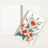 Persoonlijke Waterverf Bloemenprint Planner (Display)